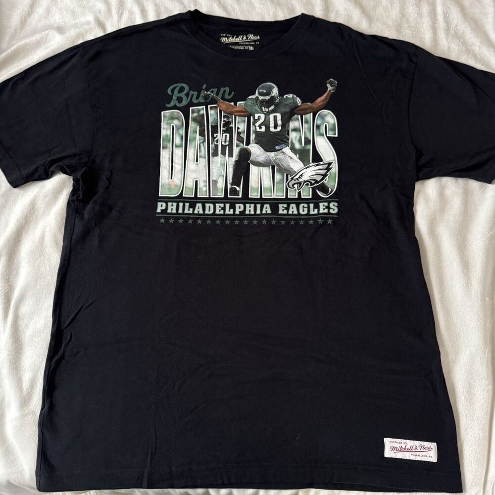 Mitchell & Ness Brian Dawkins Philadelphia Eagles Photo Real T-Shirt